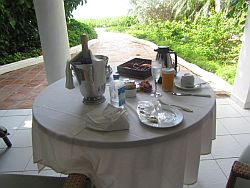 Cap Juluca breakfast