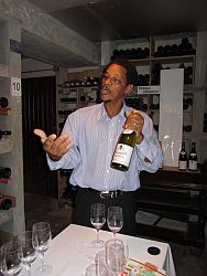 Wine tasting at Malliouhana Hotel